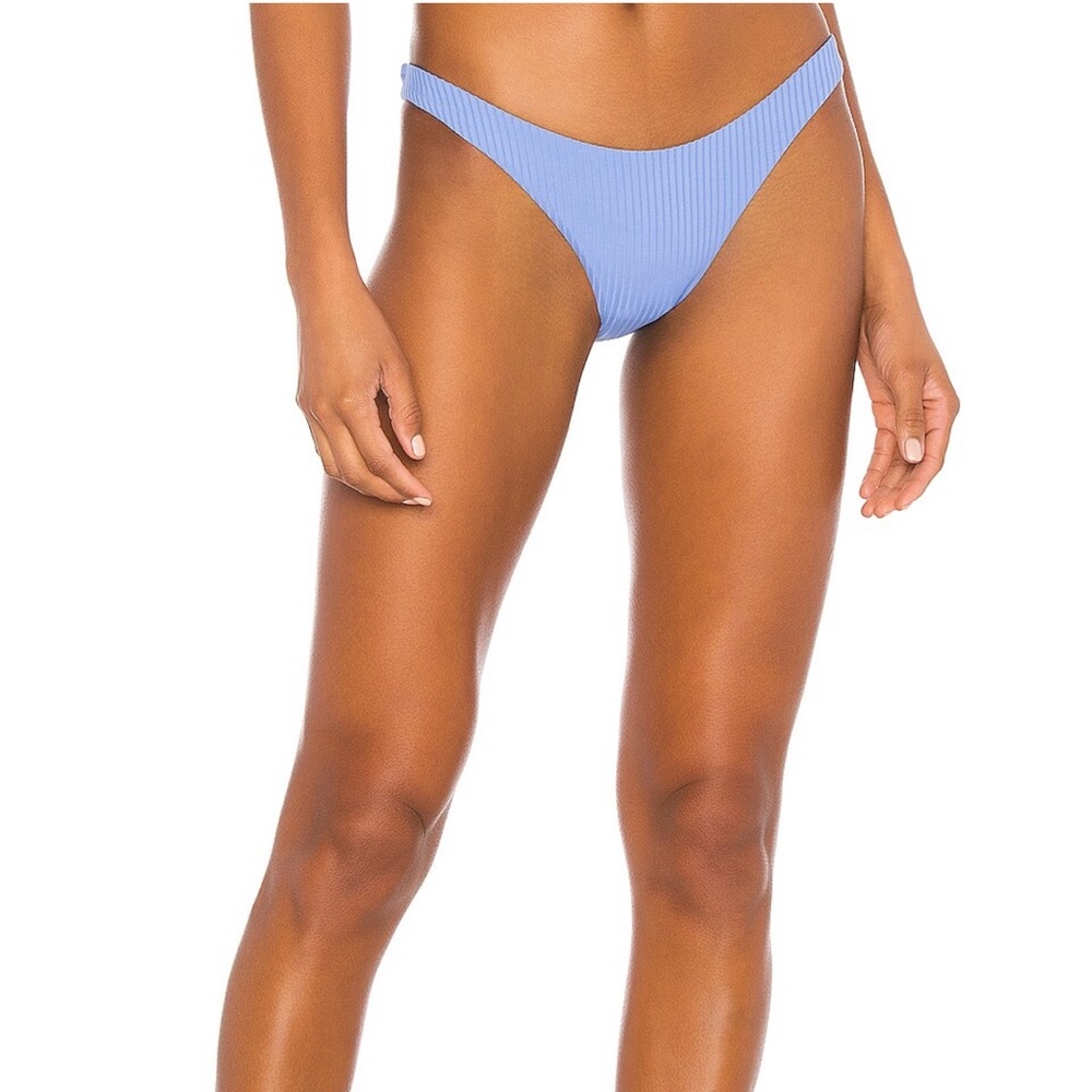 Vitamin A CALIFORNIA HIGH LEG Ribbed Bikini Bottom